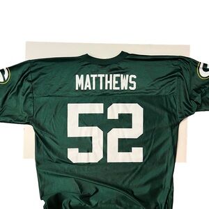 Matthews Green Bay Packers Jersey NFL Clay Matthews 52 men’s XL